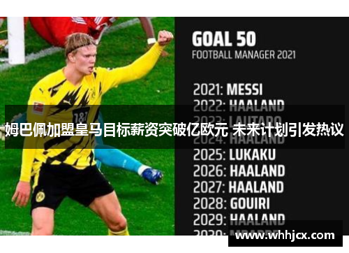 姆巴佩加盟皇马目标薪资突破亿欧元 未来计划引发热议
